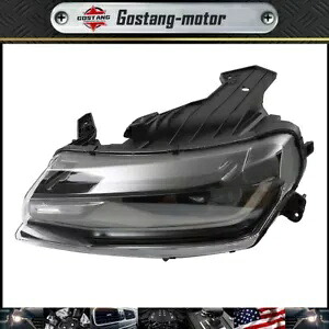 ブラック HID W/LED DRL 左側ヘッドライトヘッドランプ 2016-2022 シボレーカマロ用 Black HID W/ LED DRL Left Side Headlight Headlamp For 2016-2022 Chevy Camaro 【並行輸入品】｜カスタムパーツ WORLD倉庫