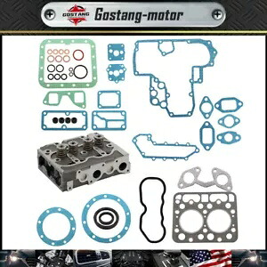 Z751 Z750 クボタエンジン用完全シリンダーヘッド Assy & フルガスケットセット Z751 Z750 Complete Cylinder Head Assy & Full Gasket Set For Kubota Engine 【並行輸入品】