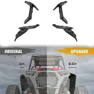 XXL フロントリア拡張フェンダーフレア 2014-2023 ポラリス RZR XP 4 1000 ターボ用 XXL Front Rear Extended Fender Flares For 2014-2023 Polaris RZR XP 4 1000 TURBO 【並行輸入品】