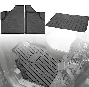 UTV フロントフロアマット + リアフロアベッドライナーマット Can Am ディフェンダー HD10 2016-2023 用 UTV Front Floor Mat +Rear Floor Bed Liner Mat for Can Am Defender HD10 2016-2023 【並行輸入品】 49,500円