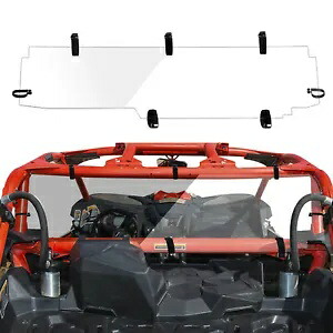 KEMIMOTO UTV バックリアフロントガラス ポリカーボネート Can Am Maverick X3 2017-2024 用 KEMIMOTO UTV Back Rear Windshield Polycarbonate for Can Am Maverick X3 2017-2024 【並行輸入品】