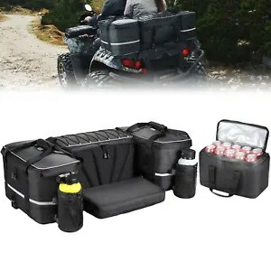 アップグレードされた ATV 後部収納バッグパックカーゴシートバッグ クッションパッド入りクーラー付き 74L Upgraded ATV Rear Storage Bags Pack Cargo Seat Bag w/ Cushion Padded Cooler 74L 【並行輸入品】 50,160円
