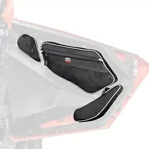 UTV フロントドア収納バッグ 膝パッド付き Polaris RZR Pro XP 4/PRO R 4 2020-24用 UTV Front Door Storage Bags w/ Knee Pad for Polaris RZR Pro XP 4/PRO R 4 2020-24 【並行輸入品】