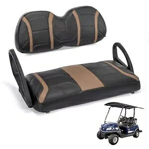 ブラウンブラックゴルフカートフロントシートカバークラブカー先行/テンポ/以降 Brown Black Golf Cart Front Seat Cover For Club Car Precedent/ Tempo/ Onward 【並行輸入品】
