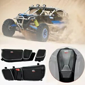 センターショルダーコンソールバッグ+サイドドアバッグ Can Am Maverick X3 Max 2017-22 23用 Center Shoulder Console Bag+Side Door Bags for Can Am Maverick X3 Max 2017-22 23 【並行輸入品】