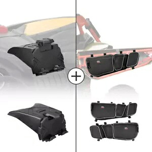 電子デバイスホルダー & UTV サイドドアバッグ Can Am Maverick X3 2017-2024 用 Electronic Device Holder &UTV Side Door Bags For Can Am Maverick X3 2017-2024 【並行輸入品】