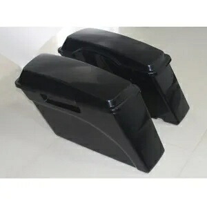 未塗装 BLK ハードサドルバッグサドルバッグは、ハーレー HD ツーリング ダイナ 1994-13 に適合します。 Unpainted BLK Hard Saddle Bags Saddlebags fit for Harley HD Touring Dyna 1994-13 【並行輸入品】