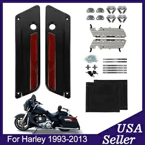 ハードバッグサドルバッグハードウェアラッチヒンジロックキットハーレーロードキング 1993-2013 Hard Bag Saddlebags Hardware Latch Hinge Lock Kit For Harley Road King 1993-2013 【並行輸入品】
