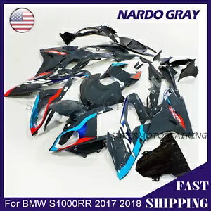 Nardo グレー フェアリングキット BMW S1000RR 2017 2018 ABS 射出成形ボディワーク用 Nardo Gray Fairing Kit For BMW S1000RR 2017 2018 ABS Injection Molded Bodywork 【並行輸入品】