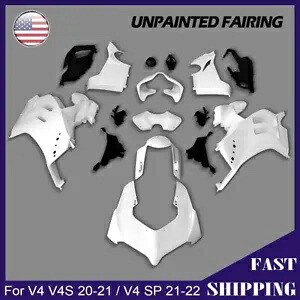 未塗装フェアリングキット Ducati V4 V4S 2020-2021、V4 SP 21-2022、V4 R 2019-2022用 Unpainted Fairing Kit For Ducati V4 V4S 2020-2021 ,V4 SP 21-2022, V4 R 2019-2022 【並行輸入品】