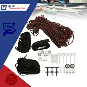 ハードトップ オーバーヘッド ガレージ ストレージ ホイスト ジープ ラングラーとフォード ブロンコに適合 Hardtop Overhead Garage Storage Hoist Fit For Jeep Wrangler and Ford Bronco 【並行輸入品】