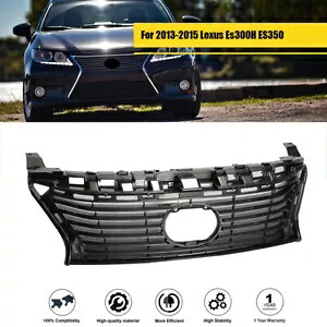 グリル グリルバンパー 2013-2015 レクサス Es300H ES350 アッパーブラックプラスチック Grille Grill Bumper For 2013-2015 Lexus Es300H ES350 Upper Black Plastic 【並行輸入品】