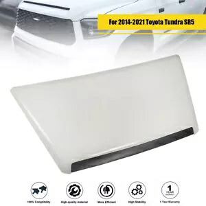 2014 2015-2021 トヨタ タンドラ ホワイト フード スクープ ベント 7618134900、76183-34010 For 2014 2015-2021 Toyota Tundra White Hood Scoop Vent 7618134900, 76183-34010 【並行輸入品】