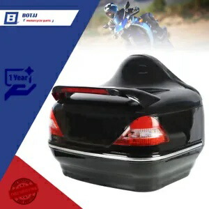 ユニバーサル オートバイ ツアー パック トランク ラゲッジ テール ボックス パック テール ライト ロック付き US Universal Motorcycle Tour Pack Trunk Luggage Tail Box Pack W/ Tail Light Lock US 【並行輸入品】