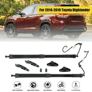 2x リアテールゲートパワーハッチリフトサポートストラット トヨタ ハイランダー 2014-2019用 2x Rear Tailgate Power Hatch Lift Support Struts for Toyota Highlander 2014-2019 【並行輸入品】