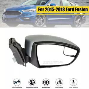 RH ハンドミラー 助手席右側 ライト付き 2015-2018 フォード フォーカス用 RH Hand Mirror Passenger Front Right Side w/Light For 2015-2018 Ford Focus 【並行輸入品】