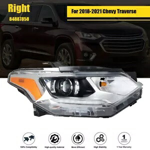 フロントヘッドライトヘッドランプ HID/キセノン LED DRL 右シボレー トラバース 2018-2021 Front Headlight Headlamp HID/Xenon LED DRL Right For Chevy Traverse 2018-2021 【並行輸入品】