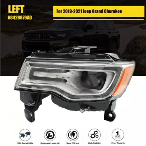 ヘッドライトアセンブリ ジープ グランドチェロキー 2019-2021 ヘッドランプ左/運転席側 Headlight Assembly For Jeep Grand Cherokee 2019-2021 Headlamp Left/Driver Side 【並行輸入品】