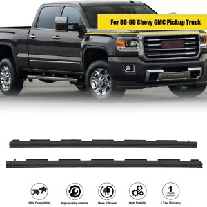 シボレー GMC ピックアップトラック用アウターフロントウィンドウスイープウェザーストリップシールペアセット For Chevy GMC Pickup Truck Outer Front Window Sweep Weatherstrip Seal Pair Set 【並行輸入品】