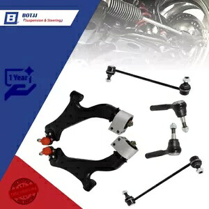 10-17 Equinox 6× ロアコントロールアーム、ボールジョイント、スウェイバーリンク、タイロッド付き。 Fit For 10-17 Equinox 6× Lower Control Arm w/Ball Joints Sway Bar Links Tie Rods 【並行輸入品】