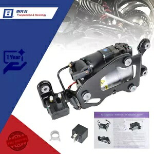エアサスペンションコンプレッサー ソレノイドバルブブロック付き 2014-19 BMW F15 X5 F16 X6用 Air Suspension Compressor w/Solenoid Valve Block For 2014-19 BMW F15 X5 F16 X6 【並行輸入品】