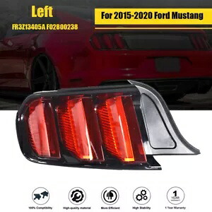 LED テールライト ブレーキ リアランプ アセンブリ 運転席側 2015-2021 フォード マスタング用 LED Tail Light Brake Rear Lamp Assembly Driver Side For 2015-2021 Ford Mustang 【並行輸入品】