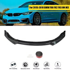 カーボンファイバーカラーフロントバンパーリップ BMW F80 F82 F83 M4 M3 15-2017 2018 2019 Carbon Fiber Color Front Bumper Lip For BMW F80 F82 F83 M4 M3 15-2017 2018 2019 【並行輸入品】