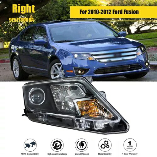 ヘッドライト 2010-2012 フォード フュージョン ヘッドランプ右/助手席側ハロゲン クリア Headlight For 2010-2012 Ford Fusion Headlamp Right/Passenger Side Halogen Clear 【並行輸入品】