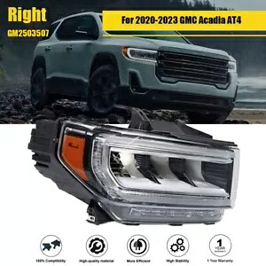 ヘッドライトアセンブリ フル LED クリアレンズ シングル右 2020-2023 GMC アカディア AT4 Headlight Assembly Full LED Clear Lens Single Right For 2020-2023 GMC Acadia AT4 【並行輸入品】