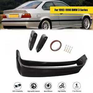 リアトランクスポイラーウィング 1992-1997 1998 BMW 3 シリーズ マットブラック ABS プラスチック Rear Trunk Spoiler Wing For 1992-1997 1998 BMW 3 Series Matte Black ABS Plastic 【並行輸入品】