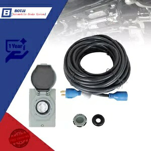 75フィート 30アンペア発電機RV電源延長コードL14-30P/L14-30R電源インレットボックス 75ft 30Amp Generator RV Power Extension Cord L14-30P/L14-30R Power Inlet Box 【並行輸入品】