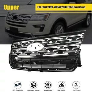 アッパーグリルバンパー フォード 2018-2019 エクスプローラー リミテッド XLT シルバー塗装 Upper Grille Bumper For Ford 2018-2019 Explorer Limited XLT Silver Painted 【並行輸入品】