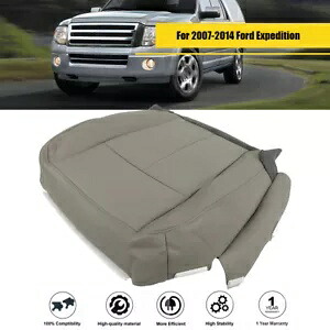 新しいドライバーボトムレザーシートカバー キャメルグレー 1PC 07-2014 フォードエクスペディション用 New Driver Bottom Leather Seat Cover Camel Gray 1PC For 07-2014 Ford Expedition 【並行輸入品】