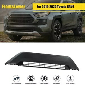 バンパーフェイスバーグリルフロント下部ブラックトヨタ RAV4 2019-2020 新 Bumper Face Bar Grilles Front Lower Black For Toyota RAV4 2019-2020 New 【並行輸入品】
