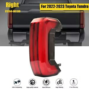 LED クリアテールライトアセンブリ右側リアトヨタタンドラ 2022-2023 に適合 LED Clear Tail Light Assembly Right Side Rear Fit For Toyota Tundra 2022-2023 【並行輸入品】