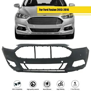 フロントバンパーカバー フォグランプ穴付き 2013-2016 フォード フュージョン S SE 4dr に適合 Front Bumper Cover W/ Fog Lamp Holes Fit For 2013-2016 Ford Fusion S SE 4dr 【並行輸入品】