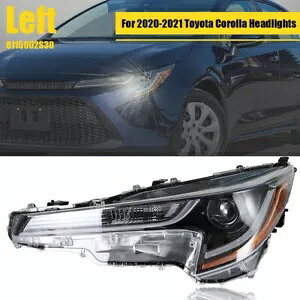 2020-2021 トヨタ カローラ L に適合 | LE LED ヘッドライト ヘッドランプ ドライバー 左 Fit For 2020-2021 Toyota corolla L | LE LED Headlight Headlamp Driver Left 【並行輸入品】