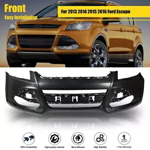 新品 - バンパーカバー 2013-2016 フォード エスケープ フェイシア スタイル プラスチック ブラックに適合 NEW- Bumper Cover Fit For 2013-2016 Ford Escape Fascia Style Plastic Black 【並行輸入品】
