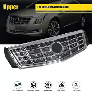 アッパーグリルバンパー 2013 2014 2015 キャデラック XTS クロームグレーブラック Upper Grille Bumper For 2013 2014 2015 Cadillac XTS Chrome With Gray Black 【並行輸入品】
