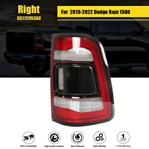右助手席リアサイド LED 2019-2022 ダッジラム 1500 テールライトアセンブリ Right Passenger Rear Side LED For 2019-2022 Dodge Ram 1500 Tail Light Assembly 【並行輸入品】