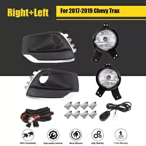左+右バンパーフォグライトアセンブリ 配線+スイッチ付き 17-19 シボレートラックス LT LS用 Left+Right Bumper Fog Light Assembly w/Wiring+Switch For 17-19 Chevy Trax LT LS 【並行輸入品】 38,610円