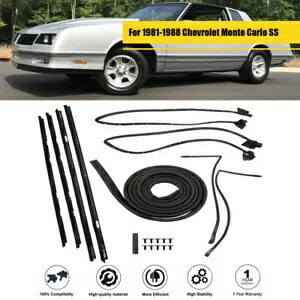 新品 81-88 シボレー モンテカルロ SS コンプリート ウェザーストリップ キット 128555 9 個 new For 81-88 Chevrolet Monte Carlo SS Complete Weatherstripping Kit 128555 9Pcs 【並行輸入品】