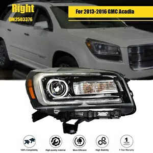 フロントヘッドライトヘッドランプ 2013-2016 GMC Acadia 乗客/右クリアレンズに適合 Front Headlight Headlamp Fit For 2013-2016 GMC Acadia Passenger/Right Clear Lens 【並行輸入品】