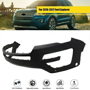 センサー穴付きプラスチックフロントバンパーカバー 2016-2017 フォード エクスプローラー用 Plastic Front Bumper Cover With Sensor Holes For 2016-2017 Ford Explorer 【並行輸入品】