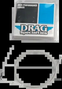 1991-1992、1994 ハーレー ソフテイル スプリンガー FXSTS スロットル ケーブル 32-1/2 インチ編組 1991-1992, 1994 for Harley Softail Springer FXSTS Throttle Cable 32-1/2\