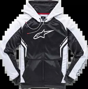 アルパインスターズ ストライク フリース フーディ ブラック/ホワイト 2XL Alpinestars Strike Fleece Hoody Black/White 2XL 【並行輸入品】