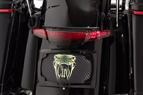 14-20 ハーレー ストリート グライド スペシャル FLHXS テールライト/ライセンス プレート マウント ブラック 14-20 for Harley Street Glide Special FLHXS Taillight/Licesnse Plate Mount Black 【並行輸入品】