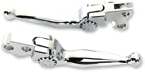 2008-2017 ハーレー ファット ボブ FXDF パワースタンド レーシング レバー セット ジャーニー クローム 2008-2017 for Harley Fat Bob FXDF POWERSTANDS RACING Lever Set Journey Chrome 【並行輸入品】