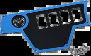 2015-2019 ポラリス RZR 900 4x4 MOOSE UTILITY 大型ダッシュプレート左ブルー RZR 2015-2019 for Polaris RZR 900 4x4 MOOSE UTILITY Large Dash Plate Left Blue RZR 【並行輸入品】