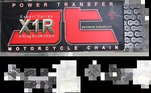 JT CHAINS 520 X1R 高耐久 X リング シールド ドライブ チェーン スチール 118 リンク JT CHAINS 520 X1R Heavy Duty X-Ring Sealed Drive Chain Steel 118 Links 【並行輸入品】